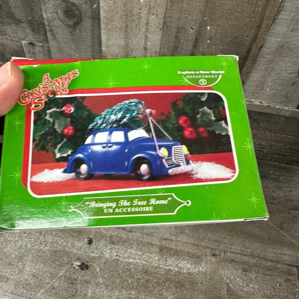 Dept 56 A Christmas Story ~ Bringing the Tree Home Figurine 2006 Retired in Box